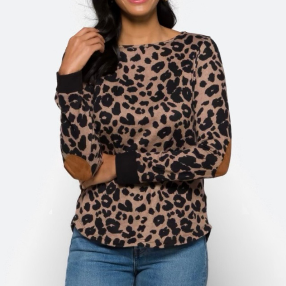Pink Clover button back knit top